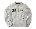Warson Motors - Damen Lederjacke Gran Turismo, off white