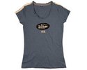 Warson Motors - Damen T-Shirt Motorcycle Kamikaze, blau