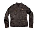 Warson Motors - Damen Lederjacke Spitfire, Brown Rub Off