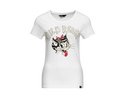 Queen Kerosin - Damen T-Shirt "Wild Rebel", weiss