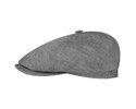 STETSON - 6 Panel Cap, graues Fischgrätenmuster