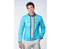 CLASSIC LEGEND MOTORS - Steve McQueen Lederjacke Liam, norse blue, Gr. L*
