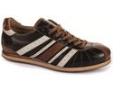 KAMO-GUTSU - Herren-Sneaker, Tifo-Line, Nero-Cognac