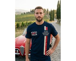 Mille Miglia - T-SHIRT AUTHENTIC CLASSIC, blue