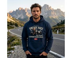 Mille Miglia - HOODIE TEDDY, blue