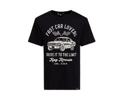 King Kerosin - Herren T-Shirt DRIVE IT TO THE LIMIT, schwarz