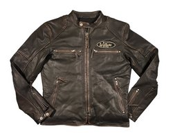 Warson Motors - Men Classic Driver Jacket, brown rub off