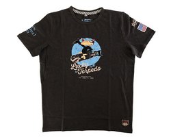Warson Motors - Herren T-Shirt Lucky Torpedo, carbone