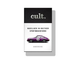 Cultcarcolors - 1er Box Nagellack 15 ml, AUBERGINE