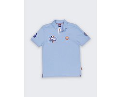 GULF Racing - Herren Polo-Shirt BOLD CLASSICS, light blue