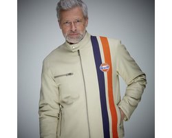 Grandprix Originals - Gulf Roadmaster Men Jacket, light beige