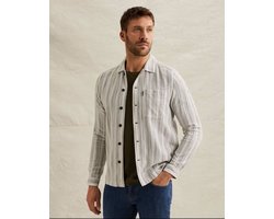 PME LEGEND - Herren Langarmhemd mit vertikalem Streifenmuster