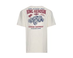 King Kerosin - Herren T-Shirt HOT ROD SERVICE & REPAIR, offwhite