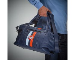 Grandprix Originals - Gulf Leather Travel bag medium, navy blue uni