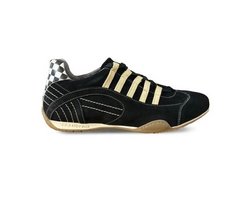Grandprix Originals - GPO LADY RACING SNEAKER Black-Gold, Gr. 40