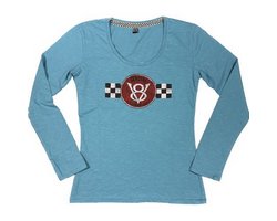 Warson Motors - langärmeliges Damen T-Shirt V8
