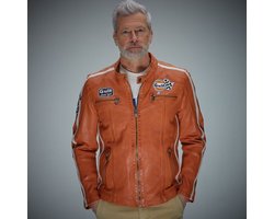 Grandprix Originals - 125 Gulf Vintage Race Jacket, orange