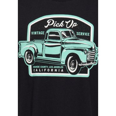 King Kerosin - Herren T-Shirt PICK UP, schwarz 