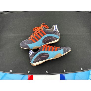 Grandprix Originals - GPO RACING SNEAKER blue suede 