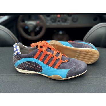 Grandprix Originals - GPO RACING SNEAKER blue suede 