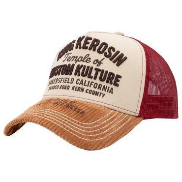King Kerosin - Herren Trucker Cap "Kustom Kulture", senf & yellow 