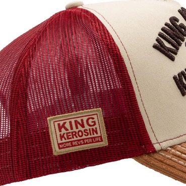 King Kerosin - Herren Trucker Cap "Kustom Kulture", senf & yellow 