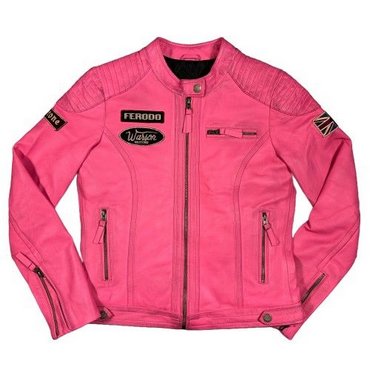 Warson Motors - Feinste Damen Lederjacke aus Lammleder im tollen Vintage-Look 