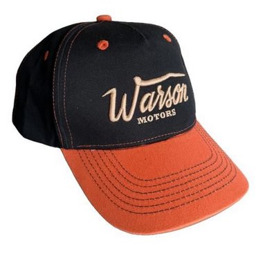 Warson Motors - Cap basic schwarz/braun 