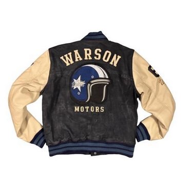 Warson Motors - Varsity leather jacket 