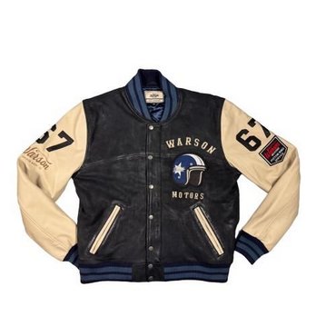 Warson Motors - Varsity leather jacket 