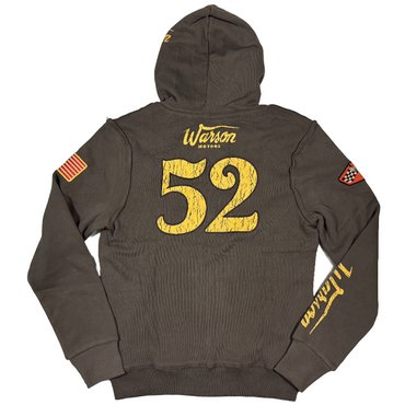 Warson Motors - Damen Hoodie Indian 52, grey 