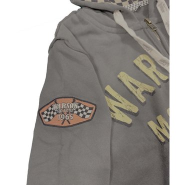 Warson Motors - Damen Hoodie Indian 52, grey 