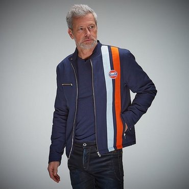 Grandprix Originals - Gulf Roadmaster Men Jacket, navy blue 