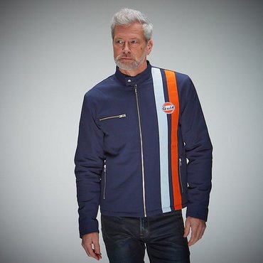 Grandprix Originals - Gulf Roadmaster Men Jacket, navy blue 