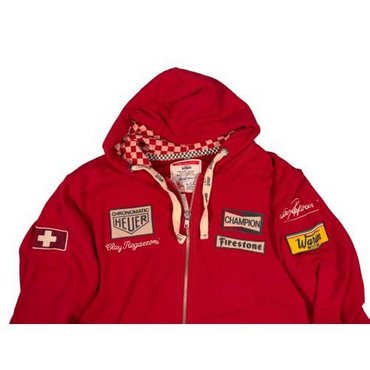 Warson Motors - Herren Hoodie Clay Regazzoni, Monza 1970, rot 
