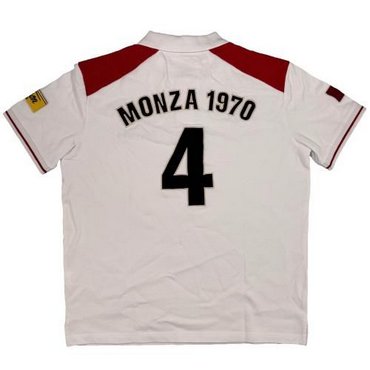 Warson Motors - Herren Polo-Shirt Clay Regazzoni, white 