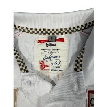 Warson Motors - Herren Polo-Shirt Clay Regazzoni, white 