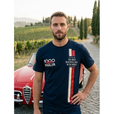 Mille Miglia - T-SHIRT AUTHENTIC CLASSIC, blue 