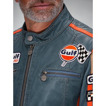 Grandprix Originals - Gulf Racing Jacket, ice blue 