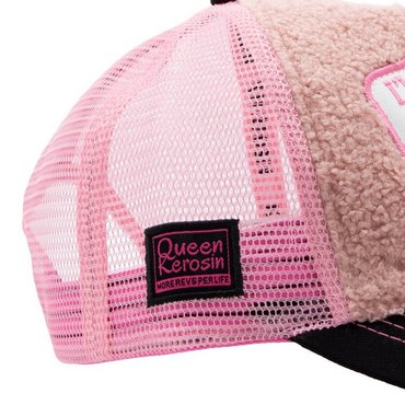 Queen Kerosin - Damen Truckercap / Teddy Cap  "I'M NOT YOUR BABE", rose 