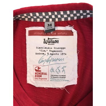 Warson Motors - Herren T-Shirt Regazzoni, red 