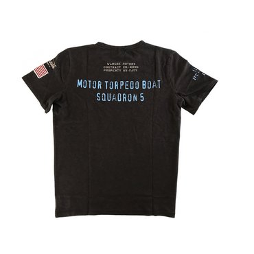 Warson Motors - Herren T-Shirt Lucky Torpedo, carbone 