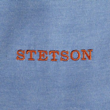 STETSON - 6 Panel Cap, graues Fischgrätenmuster 