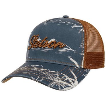 STETSON - Trucker Cap Minimal Aloha Print 