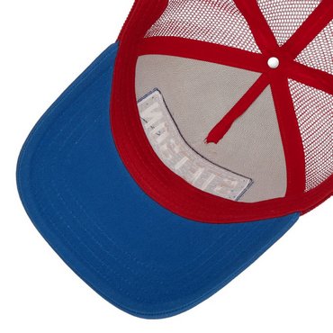 STETSON - Trucker Cap Gasoline, blau-weiss-rot 