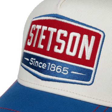 STETSON - Trucker Cap Gasoline, blau-weiss-rot 