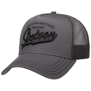 STETSON - Trucker Cap American Heritage Classic, grau 