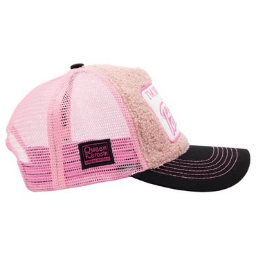 Queen Kerosin - Damen Truckercap / Teddy Cap  "I'M NOT YOUR BABE", rose 