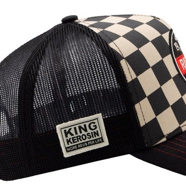 King Kerosin - Herren Trucker Cap "Racing Kulture", black 