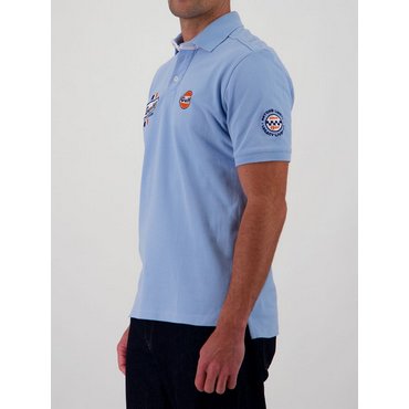 GULF Racing - Herren Polo-Shirt BOLD CLASSICS, light blue 
